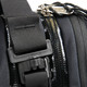 3 Way 18 Expandable Briefcase - Wildfire Black (Detail, Side Strap Buckle) (Show Larger View)